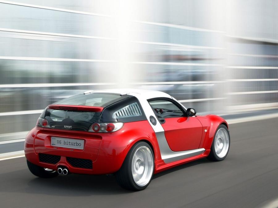  Smart Roadster Coupe V6 BiTurbo by Brabus 2003 года  (фото 15 из 18)